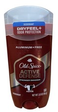 Old Spice Active Defense Stronger Swagger 48HR Deodorant 3 oz Aluminum Free