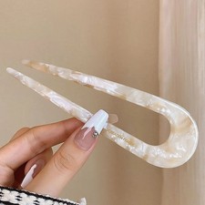 Women U Shaped Hairpin French Style Hair Pin Hair Stick Hair Fork Stick Pins NEW