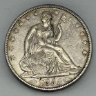 1855-O Seated Liberty Half Dollar, With Arrows, Choice AU+