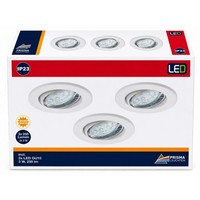 Briloner Led Einbauleuchten Weiß 3Er-Set 3Xled/Gu10/29W (7225-036) Schwenkbar
