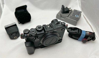 Olympus PEN PEN-F Black Mirrorless Digital Camera Body MFT Micro 20.3MP