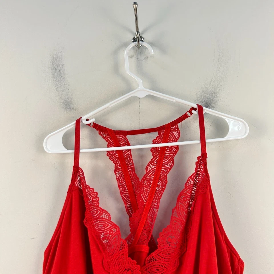 Lencería sin mangas Sleep by Cacique para mujer 22/24 cuello en V correas tejidas algodón 20502 Foto 4 de 4