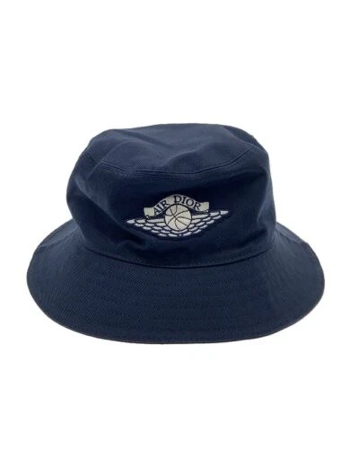Chapeau seau logo Dior HOMME/20AW/AIRDIOR/L/coton/NVY/plain/homme/033C906E41