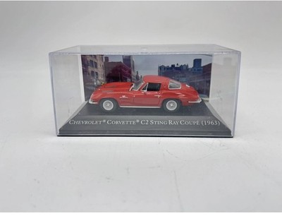 Chevrolet Corvette C2 Sting Ray Coupe 1963 Maßstab 1:43 rot Neu in OVP Sammler Geschenk