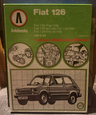 autobooks Fiat 126 Workshop Manual like haynes 1972-82