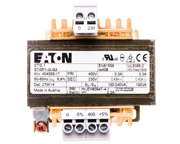 1-Phasen-Transformator 100VA 400/230V STI0.1(400/230) 046630-image