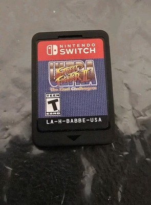 Ultra Street Fighter 2 II The Final Challengers Nintendo Switch USA Version Work
