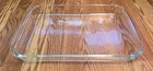 VTG PYREX # 234 Clear Borosilicate Glass Utility Baking  Dish 4QT 4L 15"x10"