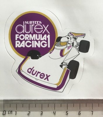 Sticker / Aufkleber, Surtees durex Formula 1 Racing Team