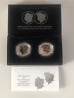 2023-S Reverse Proof $1 Morgan and Peace Silver Dollar 2pc Set Box ,OGP, 23XS