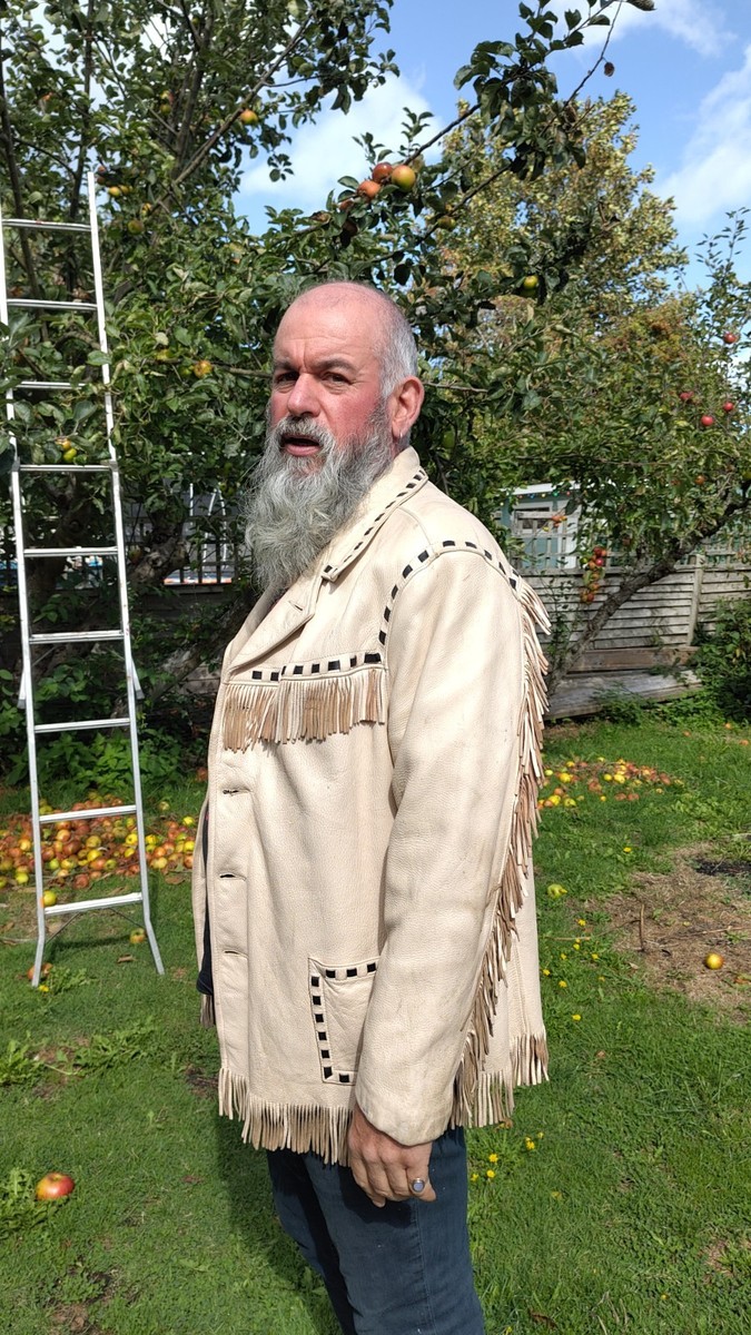 1950s Vintage Mid-Western Deerskin Fringed Hunting Jacket 44
