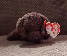 Ty Beanie Baby Fetcher Dog Retired Original 2000 Plush with Tag