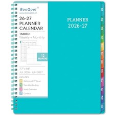 Planner 2026-2027 - Academic Planner from July 2026 - June 2027, 7.7" x Green