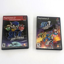 Sly 2 Band of Thieves + Sly 3 Honor Among Thieves PS2 Lot Tested CIB Manuals