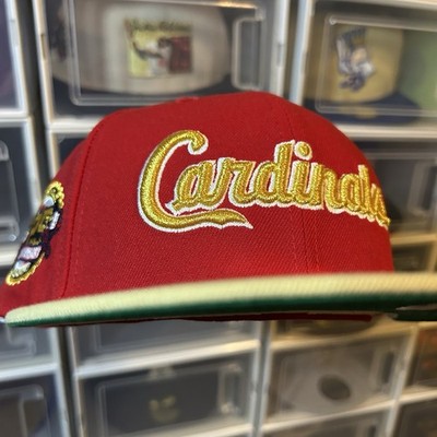 New Era St. Louis Cardinals 125th Anniversary Fitted Cap 7 1/2 Red Vegas Gold 