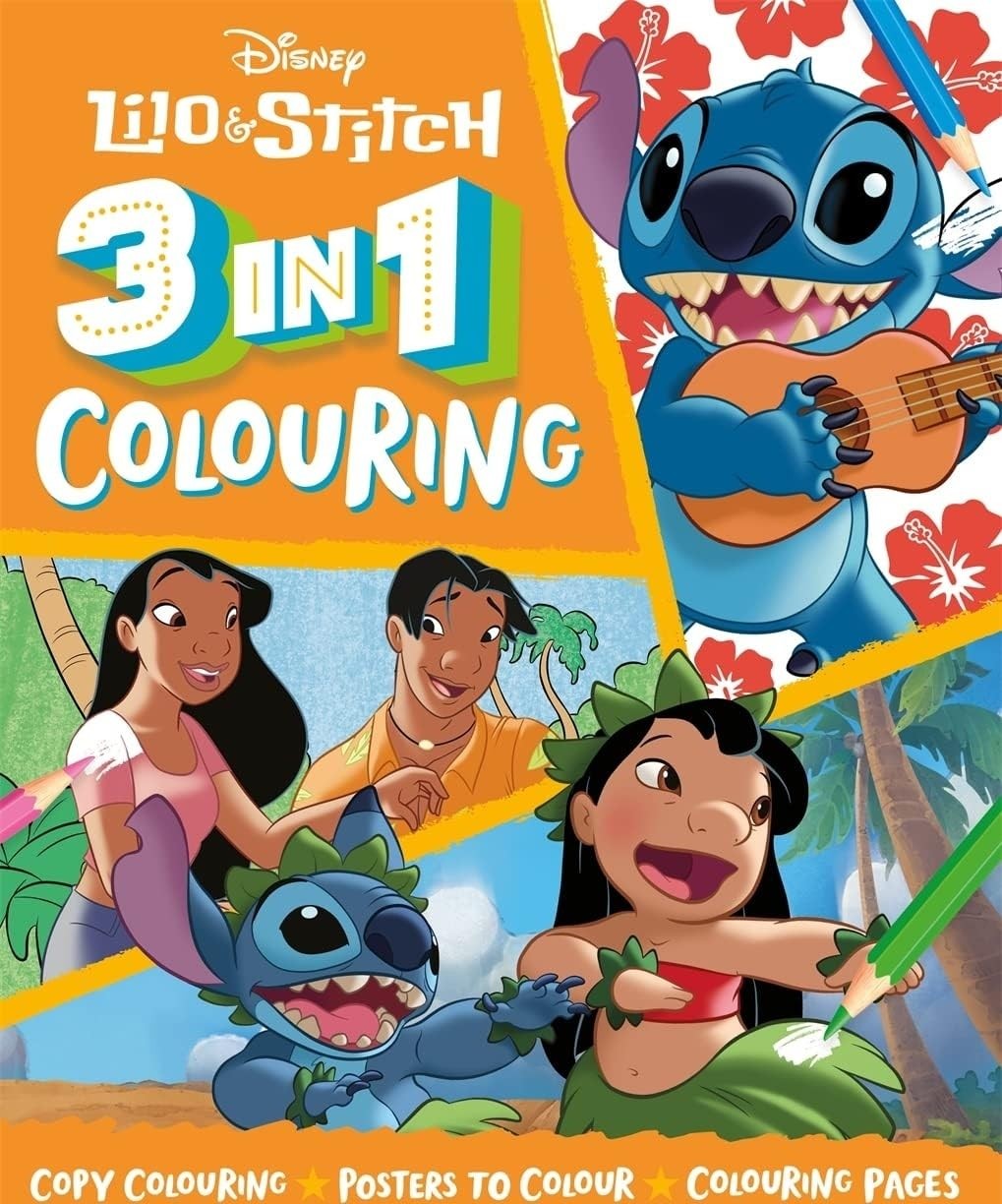 Walt Disney Disney Lilo & Stitch: 3 in 1 Colouring (Paperback) - Image 7