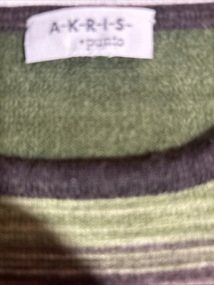 Akris Punto Wool Cashmere Striped Knit