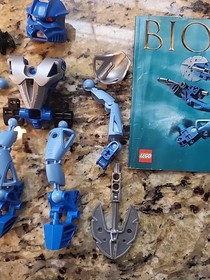 Lego Bionicle Toa Nuva Gali Nuva (8570) incomplete Figure with manual 