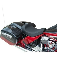 Drag Specialties 0810-2265 Solo Seat - Smooth - Vinyl Black