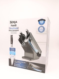 Ninja Foodi StaySharp Messerblock mit integriertem Schleifer 6 teiliges Set