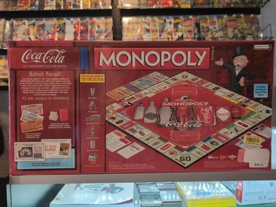 Monopoly Coca Cola 125th Anniversary Collector's Edition Board