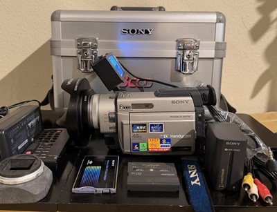 Sony Handycam DCR-TRV900 MiniDV 3CCD TAPELESS + 0.3x FISHEYE TESTED WORKING  