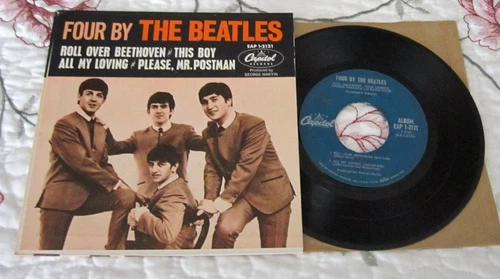The Beatles-Four By The Beatles-Vinyl 45 EP w/Cover