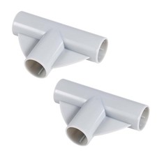 2Pcs Baby Playpen Parts T-Shaped Joints, 3-Way Baby Playpen Replacement Parts T