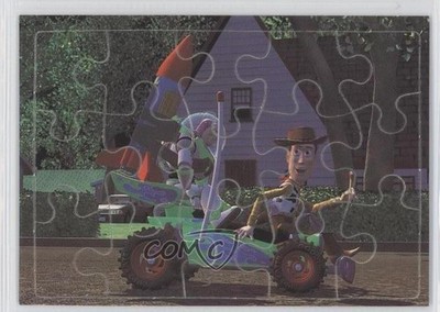 1995 SkyBox Disney's Toy Story Woody and Buzz Lightyear Puzzle #57 0b5