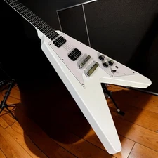 Fly-v Electric Guitar Rosewood Fretboard Tune-O-Matic Bridge Mahogany Body