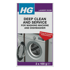 HG Deep Clean & Service | Washing Machine & Dishwasher Cleaner 2 x 100g