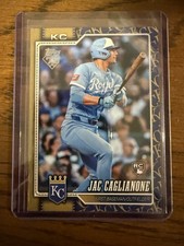 2026 Topps Series 1 JAC CAGLIANONE Team Border SSP Royals RC #138 Rookie Royals 