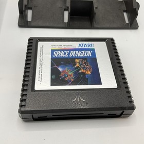 Atari Space Dungeon (Atari 5200, 1983) CIB Cartridge w/Controller Holder TESTED