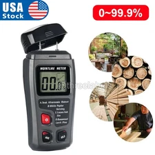Digital LCD Wood Moisture Meter Detector Tester Humidity 0-99.9% Hygrometer Test