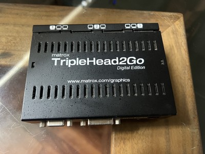 MATROX  TRIPLEHEAD2GO DIGITAL SE EXTERNAL MULTI-DISPLAY ADAPTER TESTED!