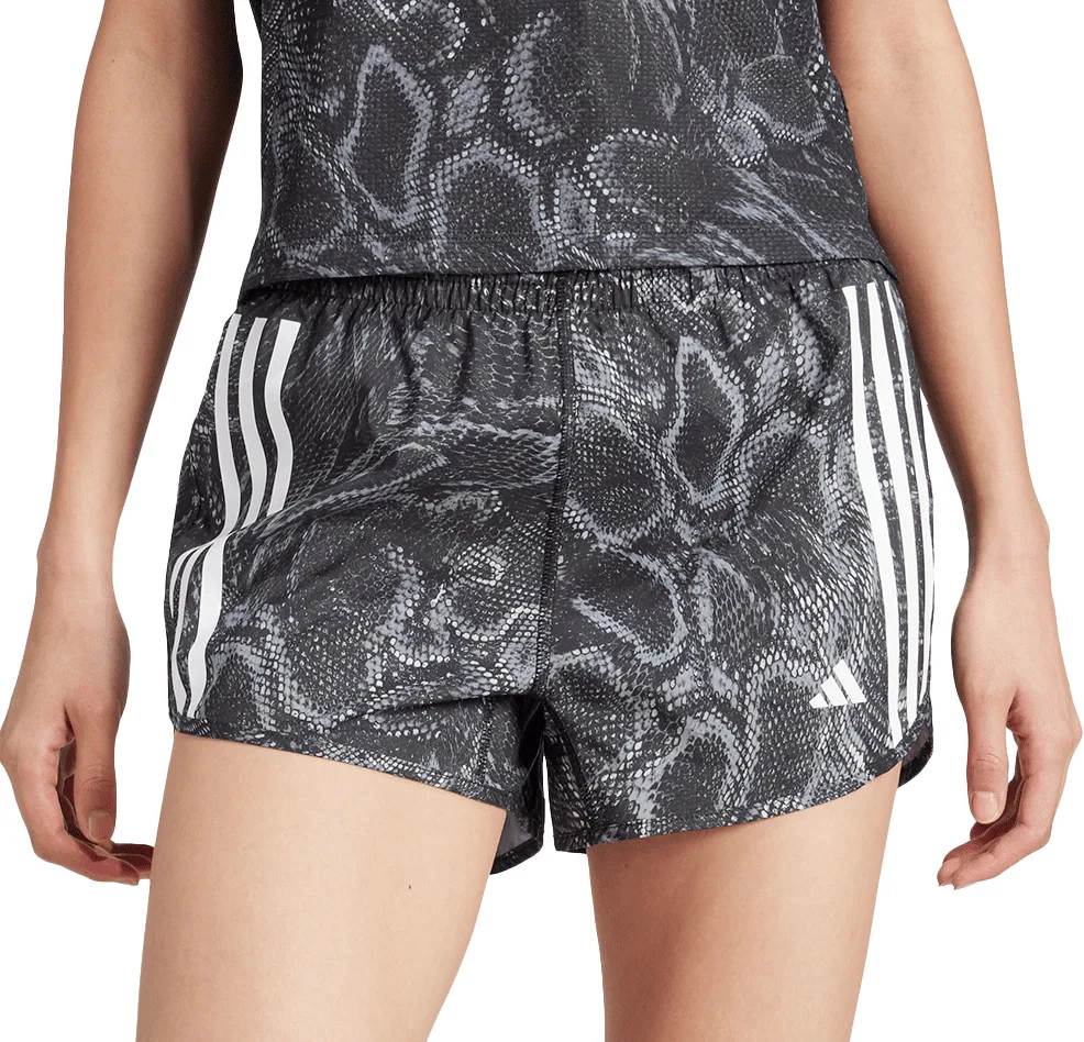 adidas Own The Run Excite AeroReady Womens Running Shorts Black 4 Inch Lined