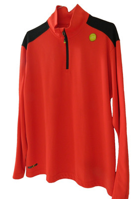Men's IZOD PerformX 1/4 Zip Pullover Jacket UPF 30 RED New Athleisure XL $72 Nwt
