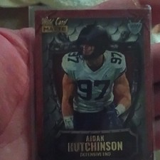 Wild Card MATTE 2021 Aidan Hutchinson Defensive End Weekend Warrior WW-2