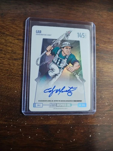 2026 Battle Arena Inspired Ink Debut Steel Auto SP Gar Edgar Martinez