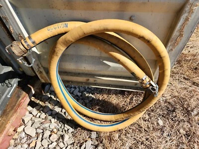 ABBOTT RUBBER Heavy Duty Rubber Water Pump Suction Hose 2" x 20' Rubber