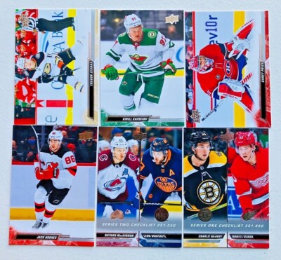 2022-23 UPPER DECK SERIES 2 HOCKEY BASE SET & YOUNG GUNS ROOKIE 251-500 U PICK