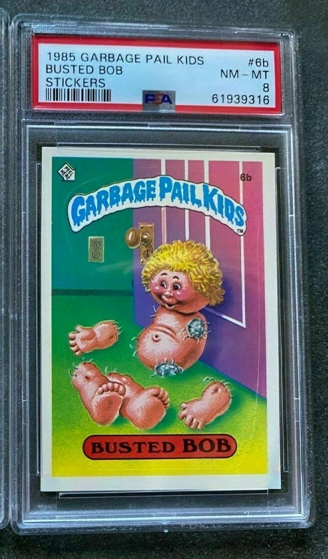 【中古】 ORIGINALUCK 3SET－BOB 1985 Garbage Pail Kids BUSTED BOB Series 1 #6b Graded PSA 8, OS1