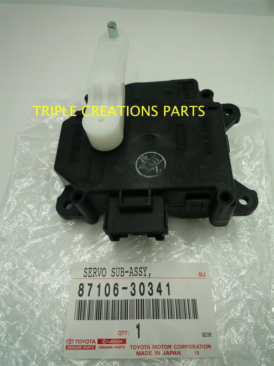 DENSO トヨタ用パーツ 87106-30341 87106-30341 Genuine Toyota SERVO SUB-ASSY, DAMPER(FOR AIRMIX