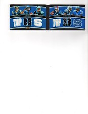 2010 Triple Threads Relic Double Combo Bradford/Tebow/Spiller/Best +2! 20/36!