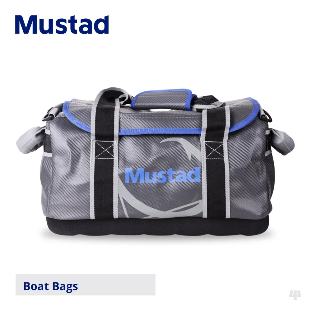 Mustad Waterproof Boat Bags - Cod Bass Pike Carp Salmon Lure Sea Fishing  Tackle