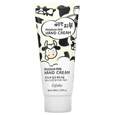 Esfolio Pure Skin Moisture Milk Hand Cream Korean Beauty Care 100ml NEW