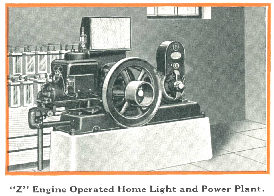Folheto para motores estacionários Hit N' Miss Fairbanks Morse "Z" 2, 3 e 6 HP - Imagem 4 de 4