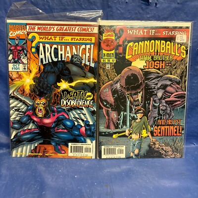 What If ? (Vol. 2) #92 & #101 Marvel NEWSSTAND VARIANT ARCHANGEL