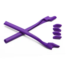 Replacement Ear Socks & Nose Pieces Kit For-Oakley Half Jacket 2.0 XL - Purple