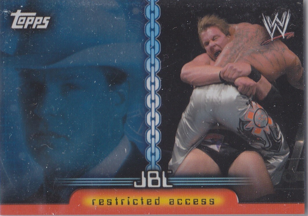 JBL  (*UNITED KINGDOM* CHAMPIONS FOIL INSERT C5) 2006 Topps WWE Insider BRADSHAW